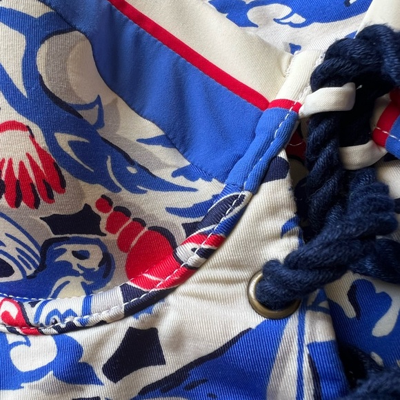 Nanette Lepore Deauville Vamp Sailboat Swimsuit Underwire Bathing Suit size M - Picture 13 of 15